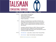 Tablet Screenshot of mtalisman.com